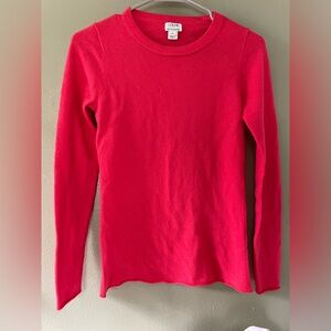J Crew 100% Cashmere sweater size XS